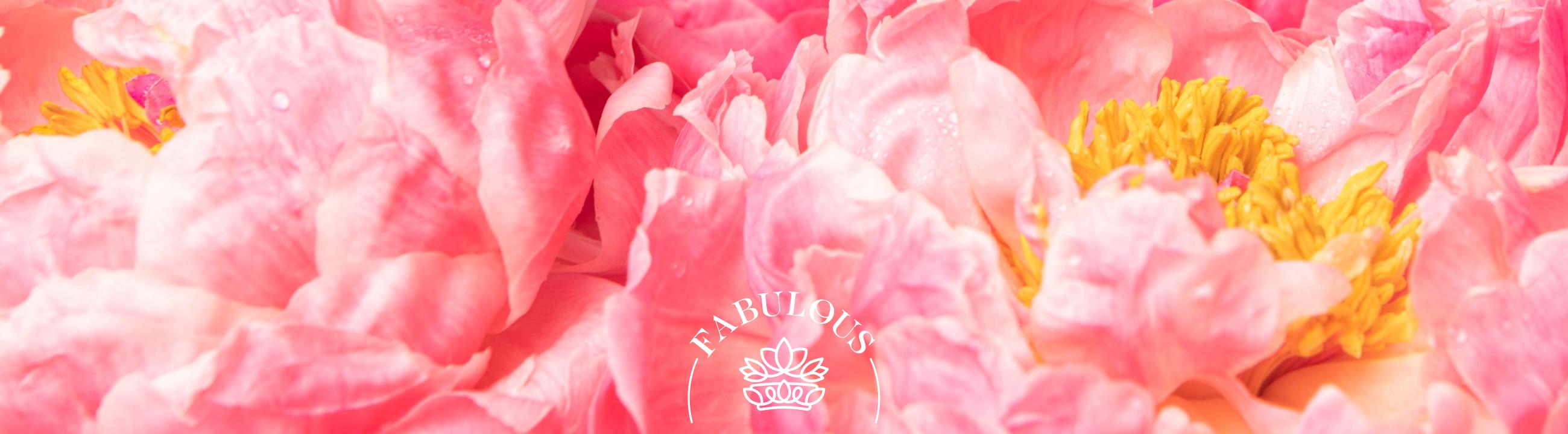 Close-up of vibrant pink peonies with yellow centres, featured in the blog '11 Fabulous Reasons to Buy Peonies' by Fabulous Flowers and Gifts.