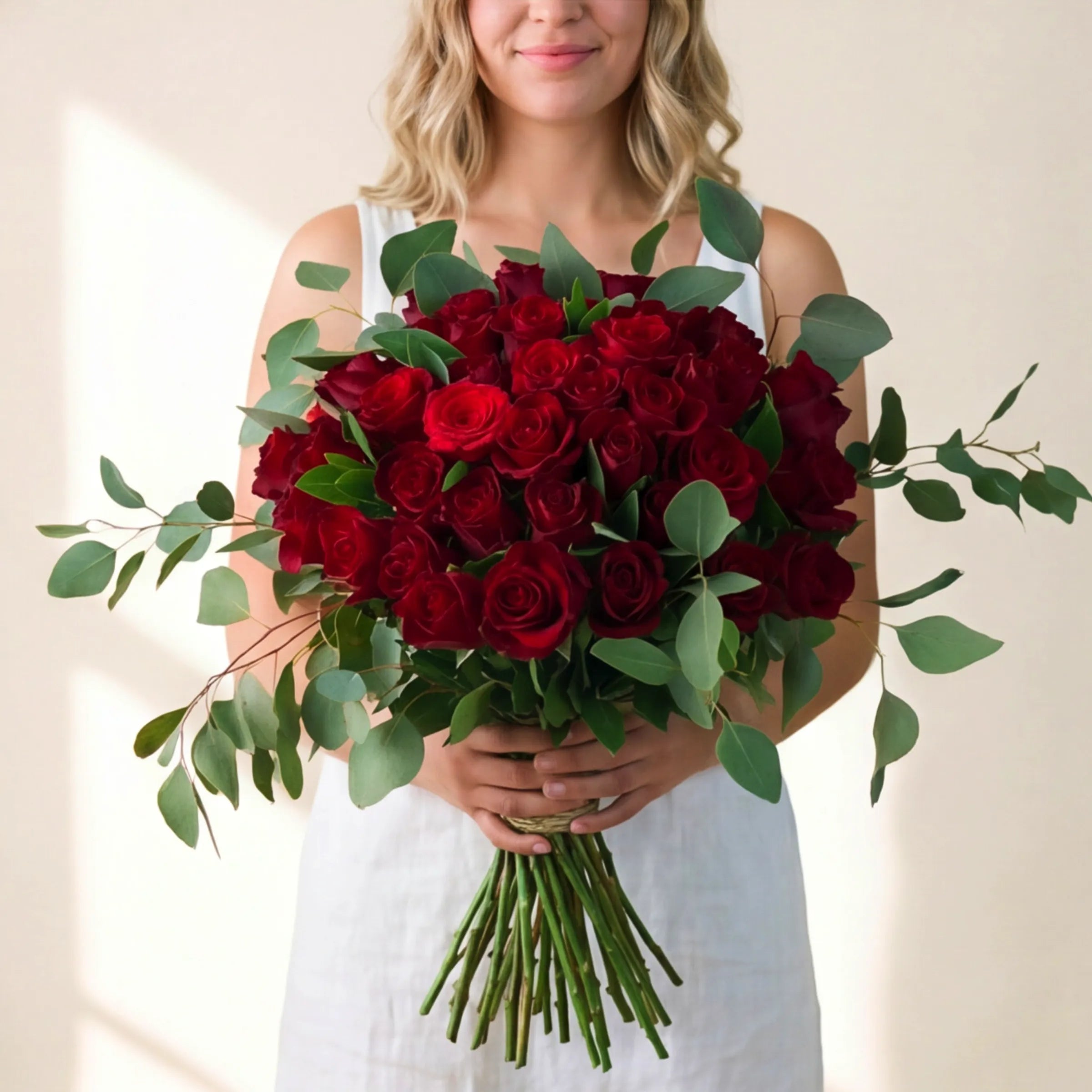 50 Red Rose Bouquet - image 4