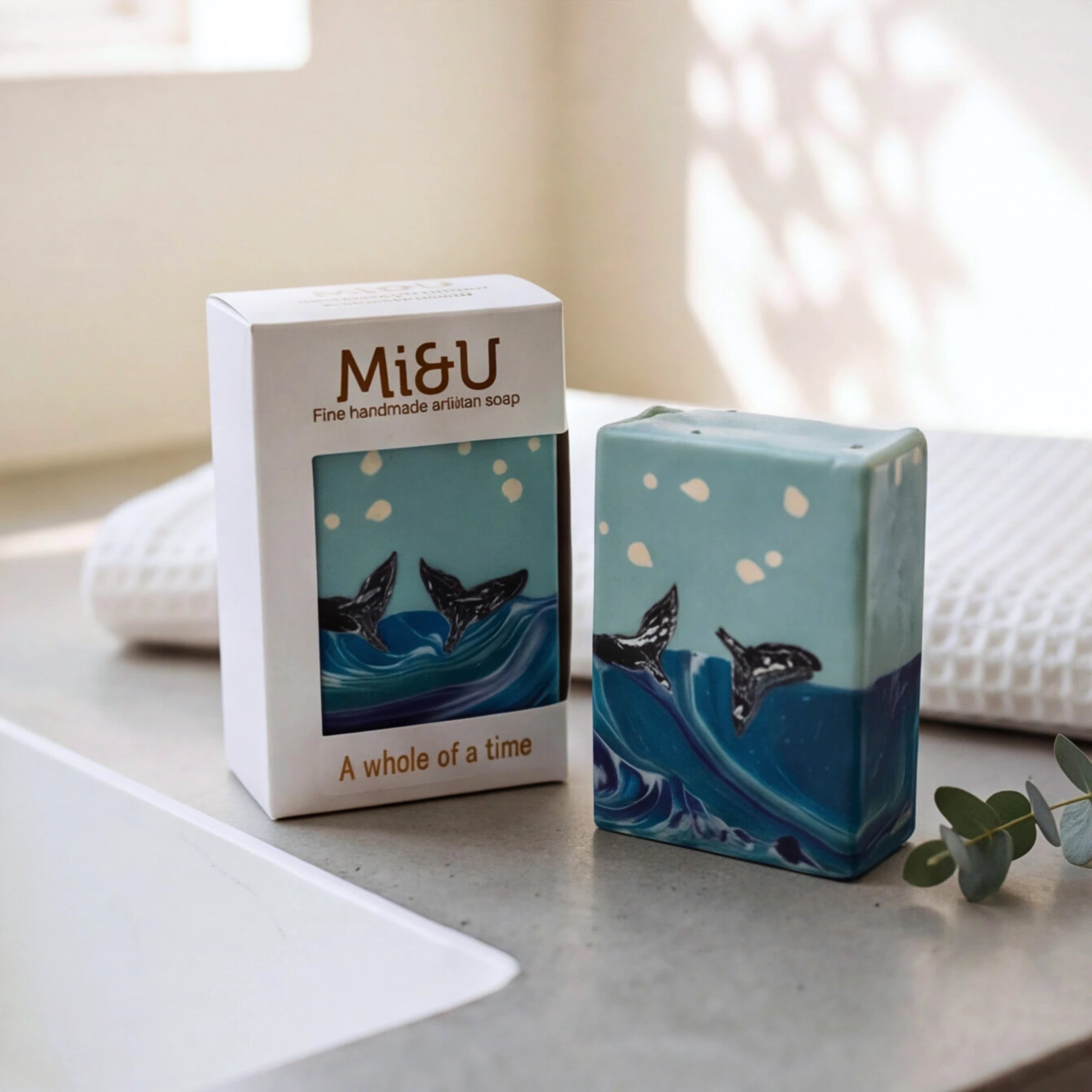 Ocean-fresh handmade olive oil soap bar from Fabulous Flowers and Gifts