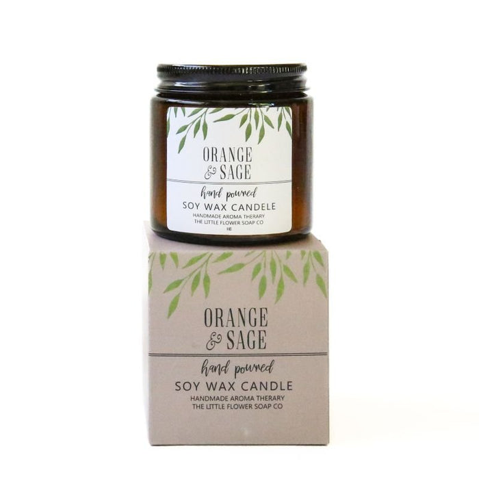 Aromatherapy Candle - Orange and Sage