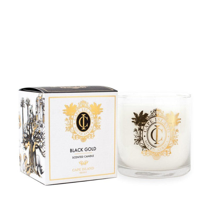 Black Gold Large Candle