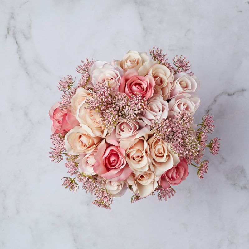 Blush Romance Artificial Arrangement - alternate view