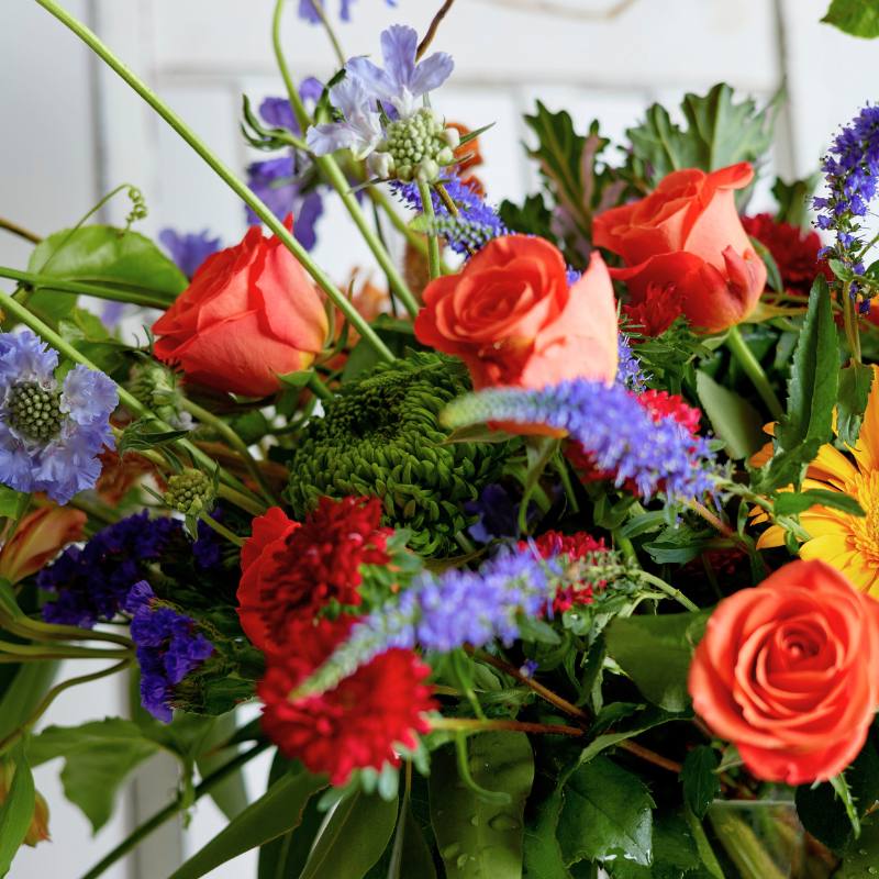 Bright Delight Flower Arrangement - detail view