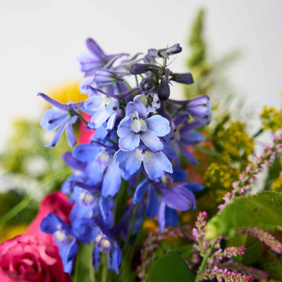 Bright Modern Flower Arrangement - detail view