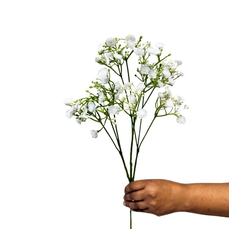 Gypsophila White Artificial Flowers - detail view
