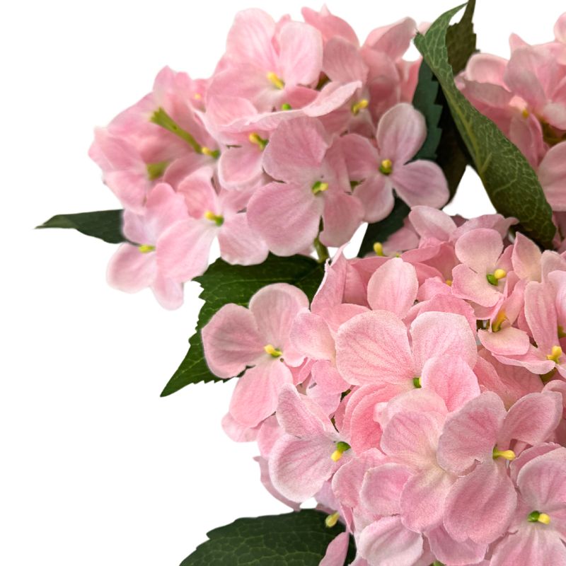 Hydrangea Light Pink Artificial Flower - image 4