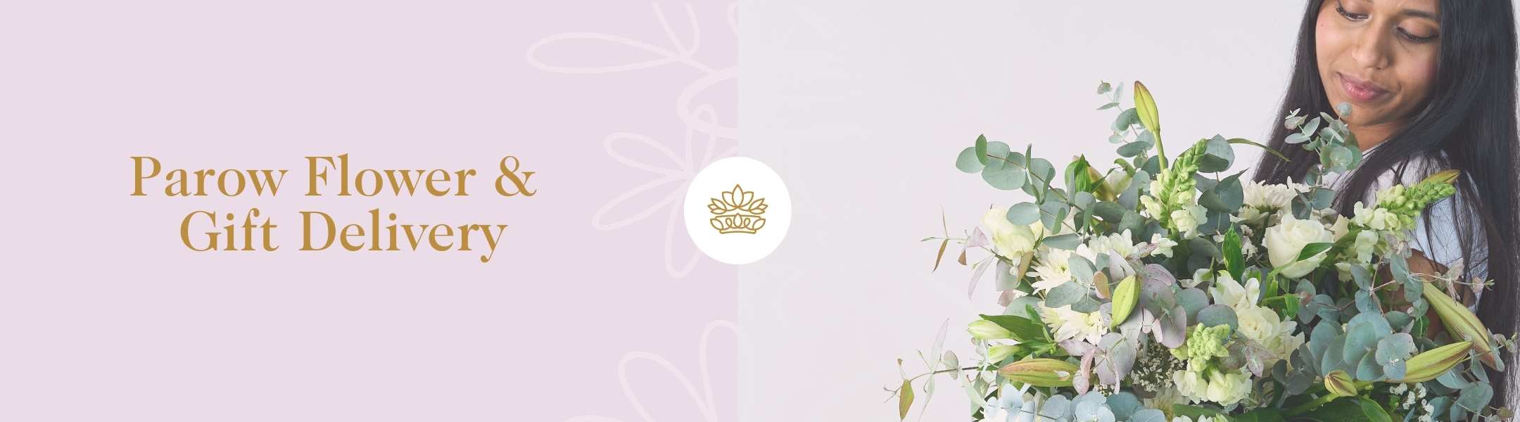 Parow Flower & Gift Delivery by Fabulous Flowers and Gifts, featuring fresh floral arrangements with white lilies and eucalyptus.