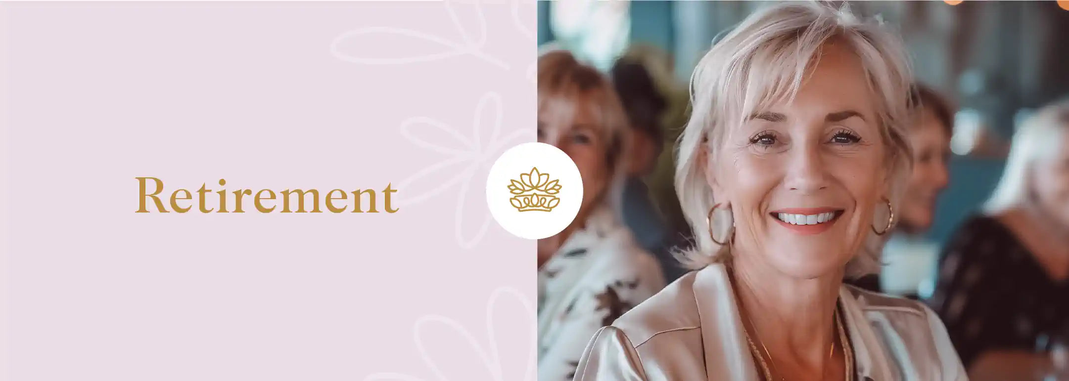 Elegant woman radiating joy during her retirement celebration, a perfect moment for Fabulous Flowers and Gifts' Retirement Flowers selection.