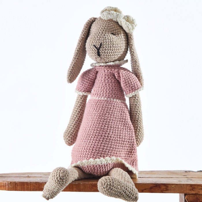 Rosie Rabbit Handmade Doll - alternate view