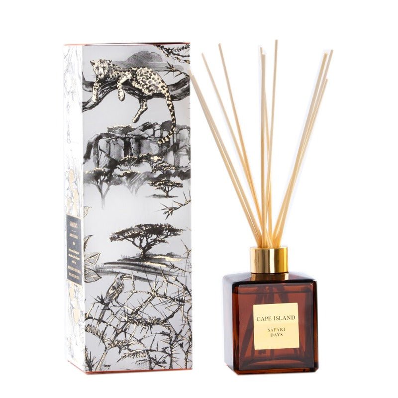 Cape Island Nature Days diffuser with decorative packaging on a white background