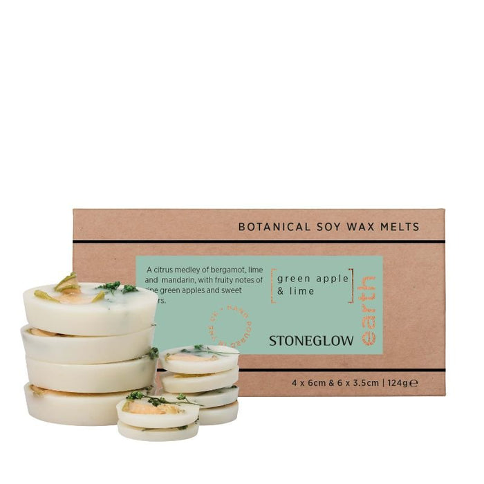 Stoneglow Earth – Green Apple & Lime Botanical Soy Wax Melts