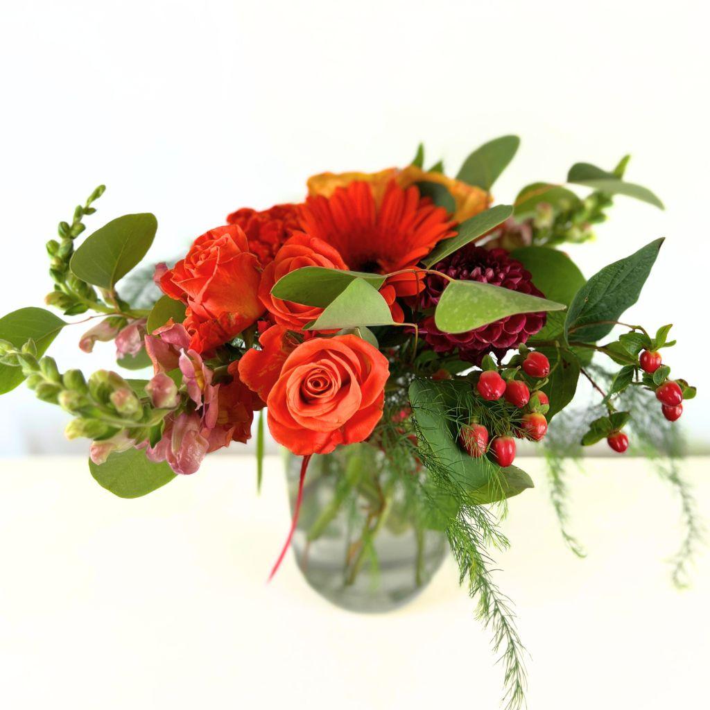 Sundown Enchantment Arrangement - Elegance Redefined | Fabulous Flowers and Gifts