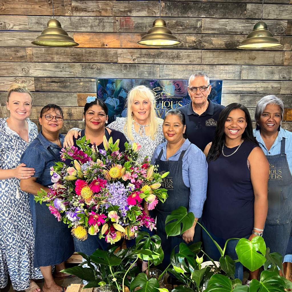 team of cape town florists and amazing customer service team