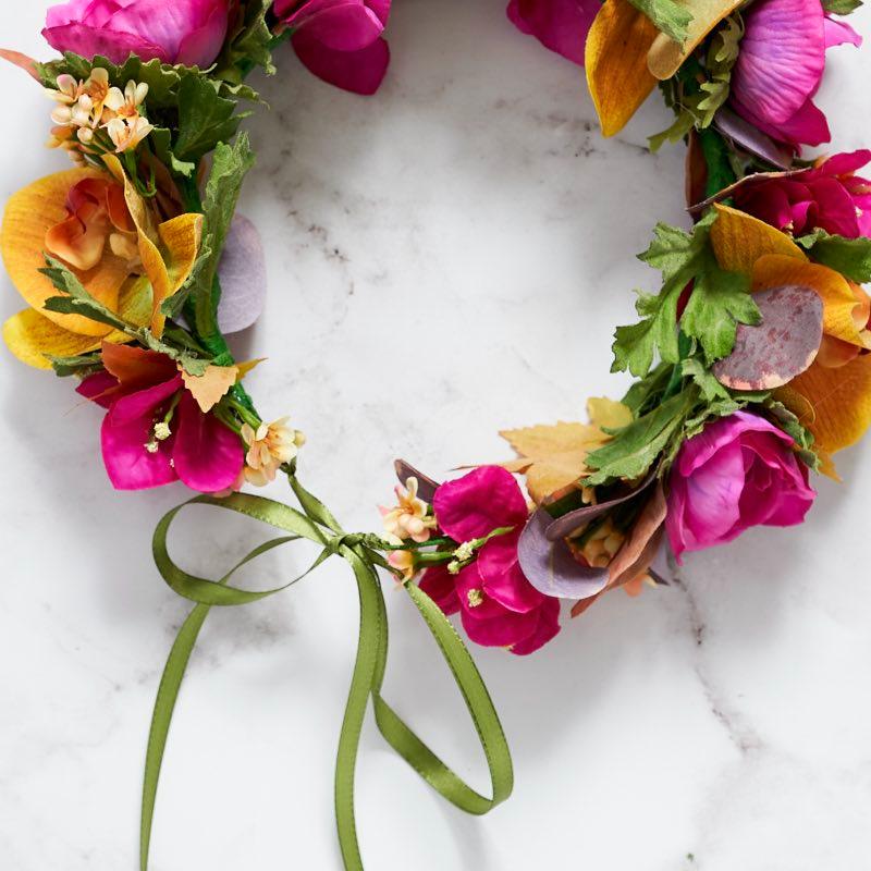 Vibrant Silk Flower Crown Delight | Fabulous Flowers Florist