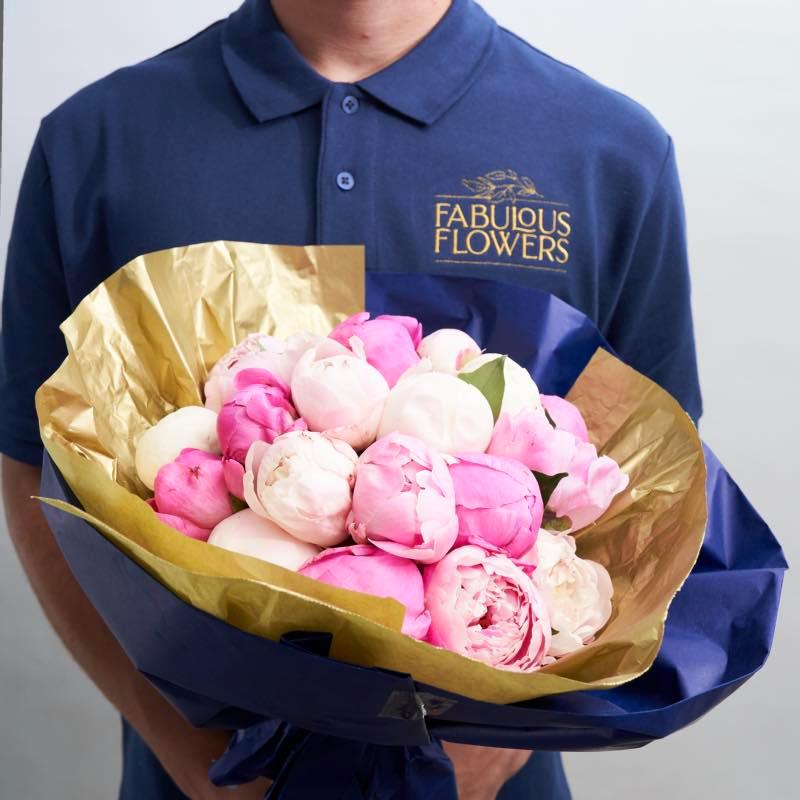 Limited Edition Luxury Peony Bouquets - Fabulous Flowers Cape Town Flower Delivery