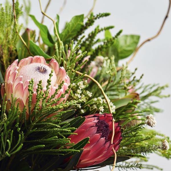 Protea Vase Arrangement - Fabulous Flowers Cape Town Flower Delivery