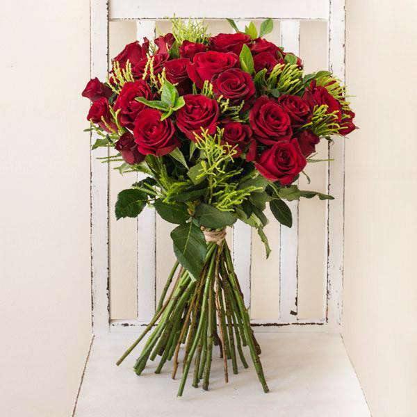 Fifty Red Rose Bunch - Fabulous Flowers Cape Town Flower Delivery