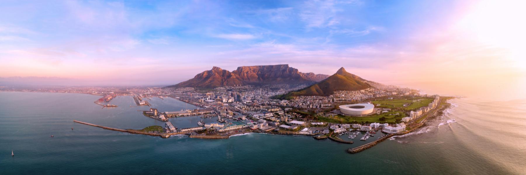 TOP 10 UNIQUE GIFTS FROM SOUTH AFRICA, gift boxes, gift delivery, aerial view of Cape Town