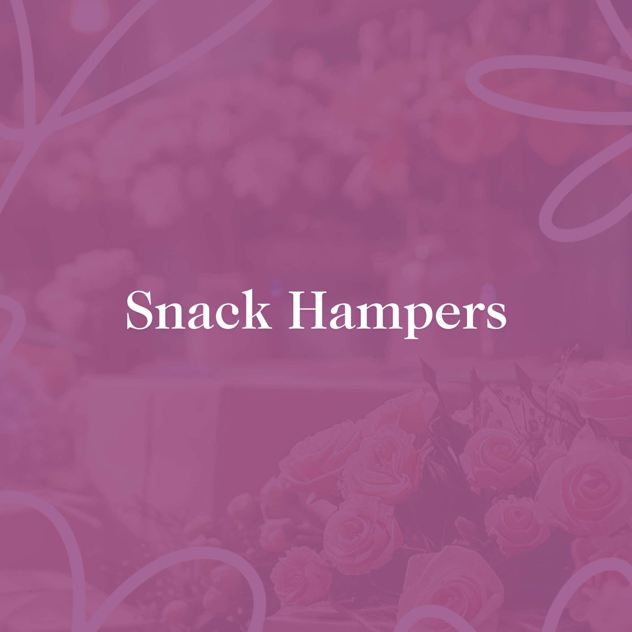 Snack Hampers - Fabulous Flowers and Gifts: Delicious selection of snack hampers perfect for gifting and sharing special moments