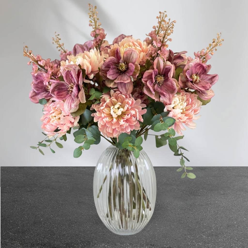 Blush Mauve Artificial Flower arrangement by Fabulous Flowers and Gifts