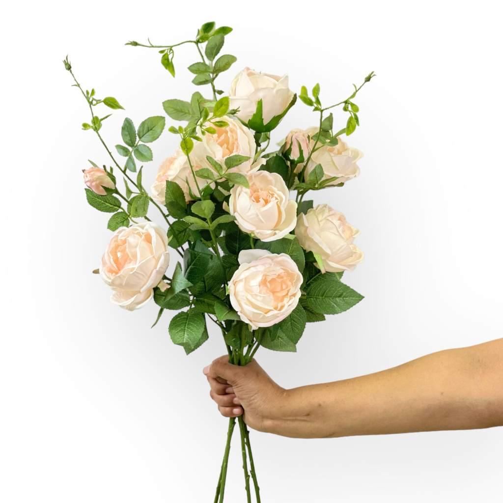 Cabbage Rose Pink Pearl Artificial Flowers - Fabulous Flowers and Gifts