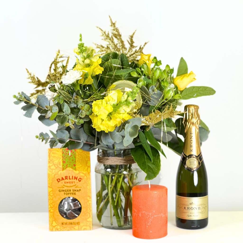 Sustainable Cape Town Christmas Flower Jar | Fabulous Flowers and Gifts