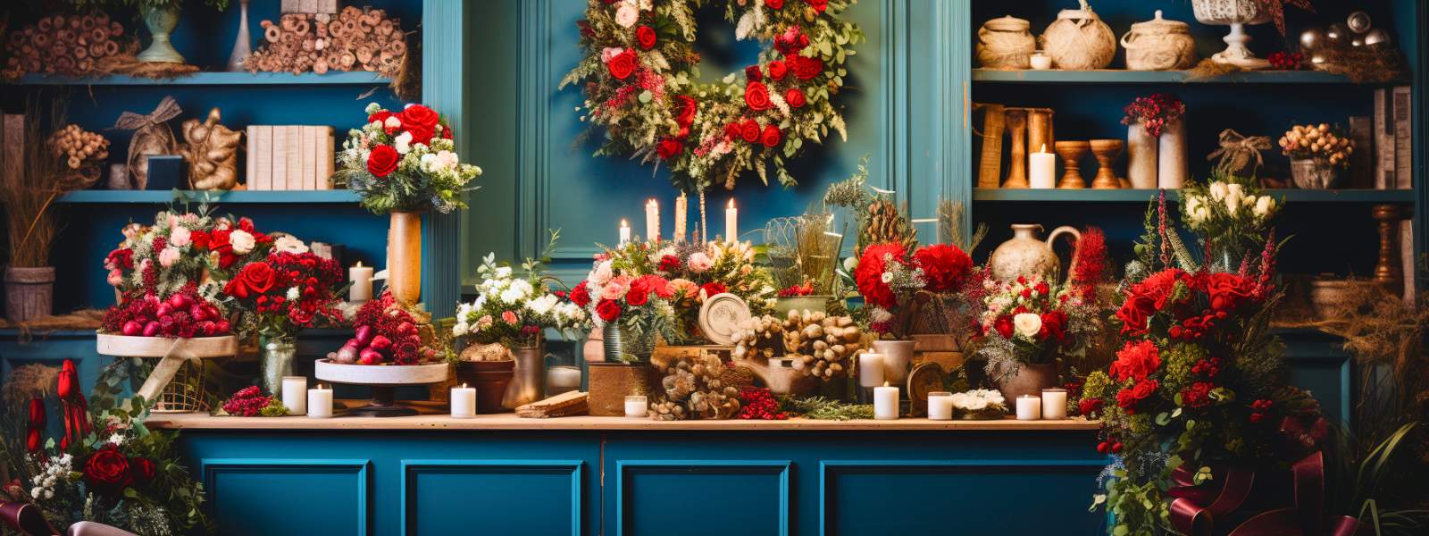 Christmas flower hot sale shop