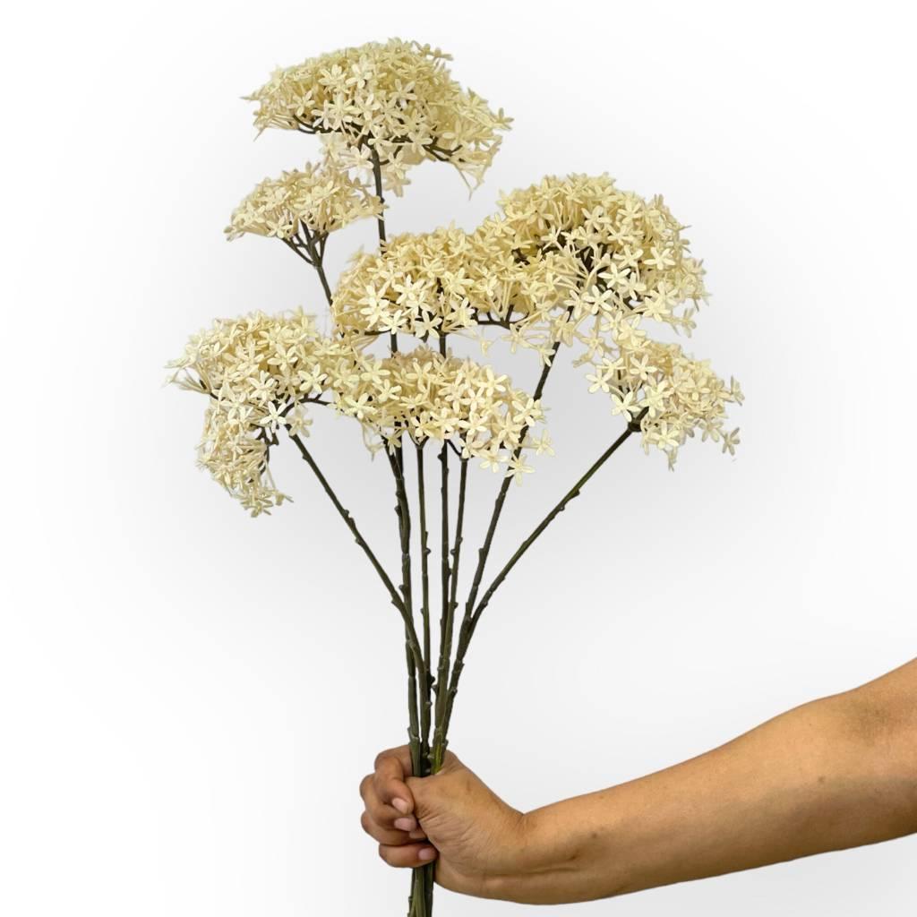 Crown Spray Cream artificial flowers on white background - Fabulous Flowers & Gifts