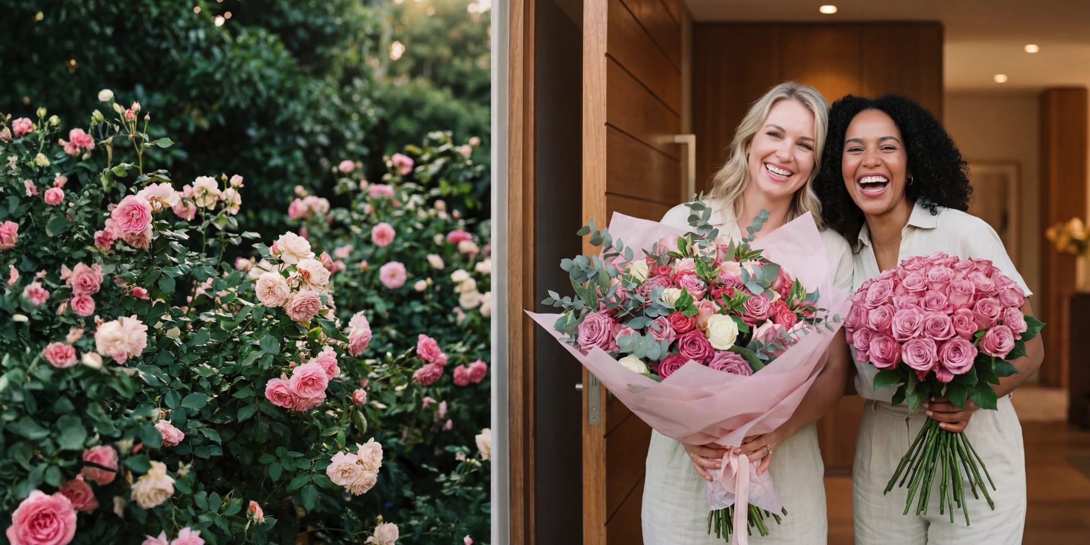 Hand-arranged seasonal bouquets, arrangements and gifts, fresh from our florists to their door.
