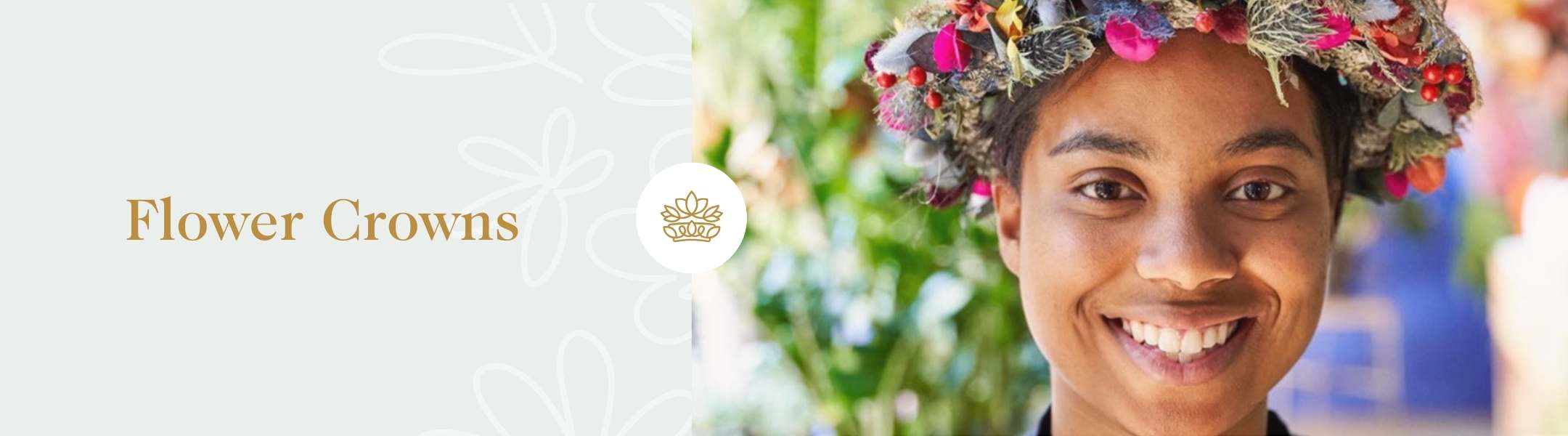 Flower Crowns - Vibrant handmade flower crowns crafted with love for weddings, festivals, and celebrations by Fabulous Flowers and Gifts