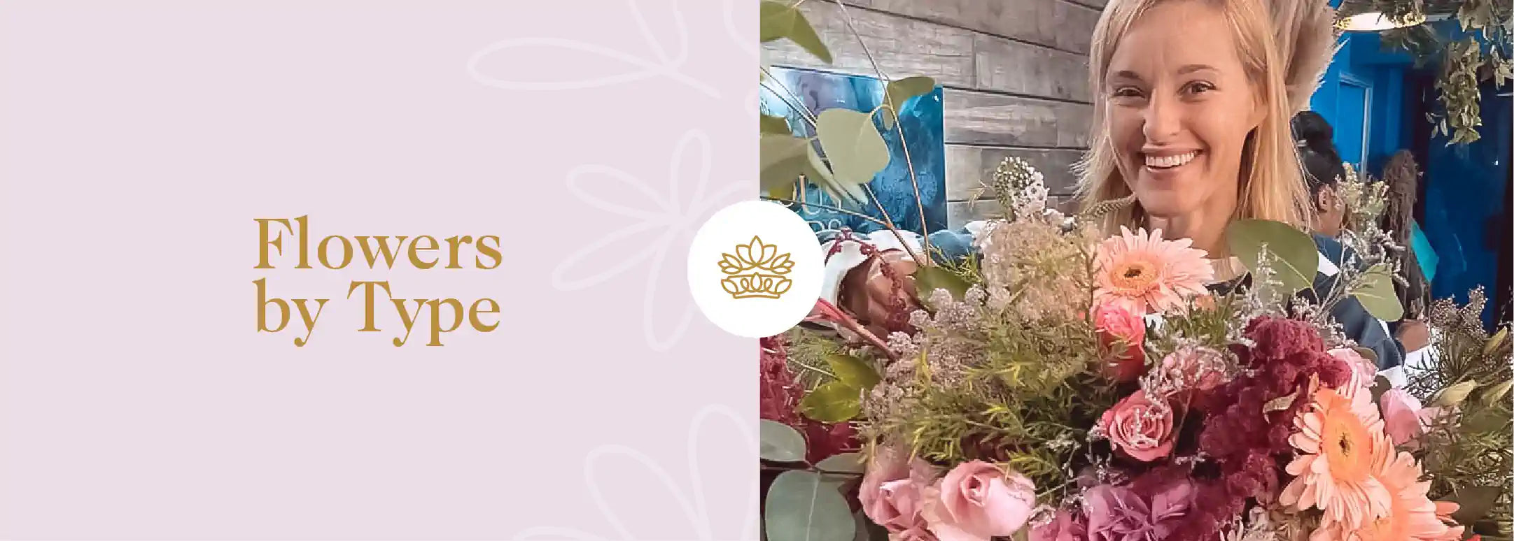 Smiling women holding vibrant bouquets representing the Flowers By Type Collection from Fabulous Flowers and Gifts.