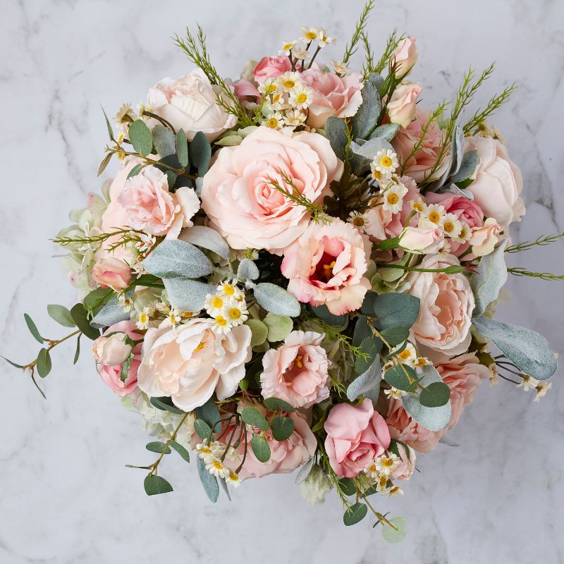 Forever Blush Silk Arrangement - alternate view