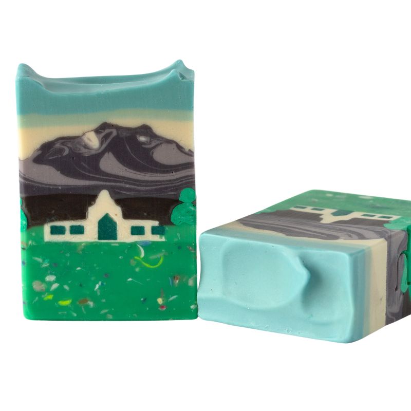 Grand Constantia artisan soap bar with scenic Cape Dutch design and mountain backdrop – Mi&U for Fabulous Flowers & Gifts