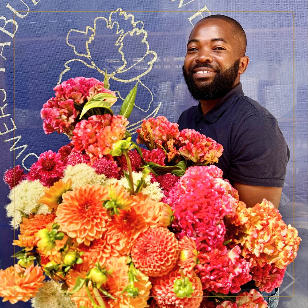Florist with abundant fresh blooms ready for hassle-free delivery in Cape Town.