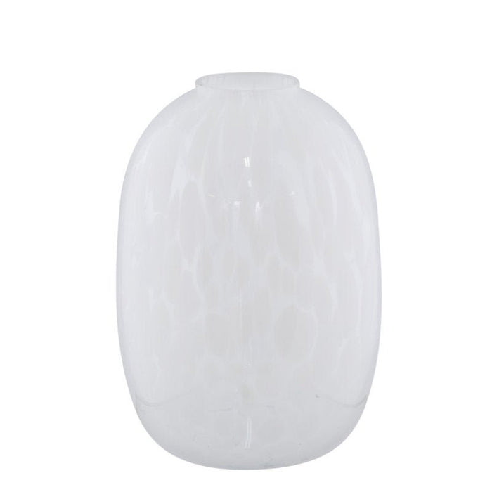 Medium White Splash Vase