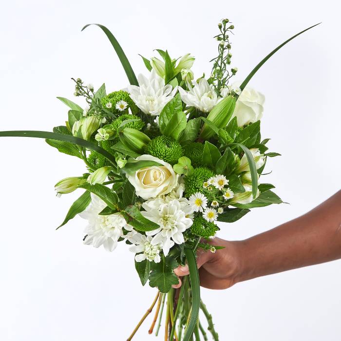 Mint Swirl Flower Bouquet - alternate view