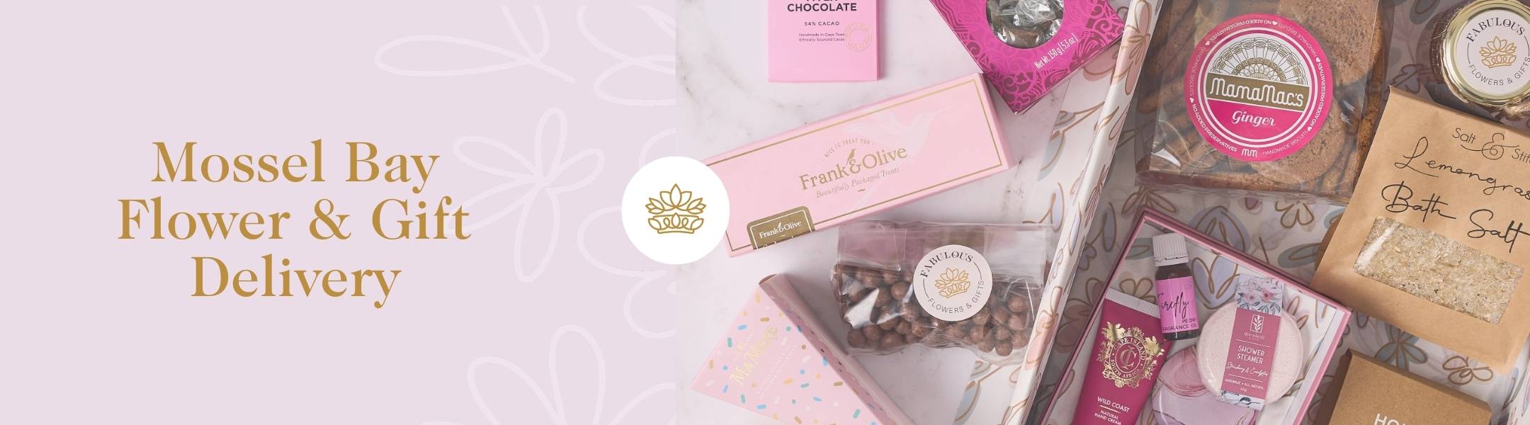 Shop Mossel Bay flower and gift delivery for beautifully curated gifts and silk flower arrangements.