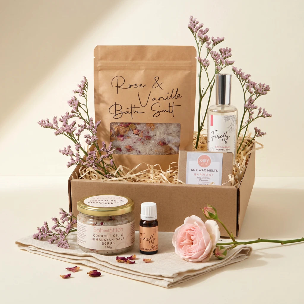 Pamper Me Pink Gift Hamper - detail view