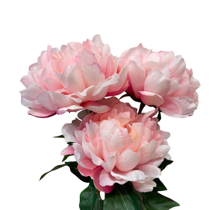 Pink Peony Artificial Flower - alternate view