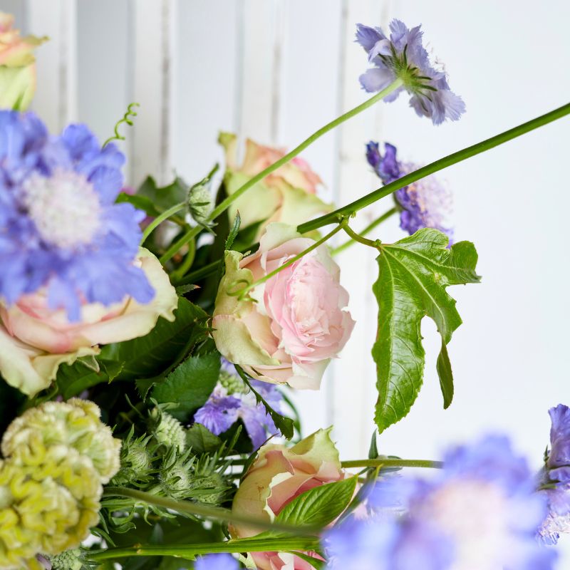 Pretty Pastel Perfection Flower Arrangement - detail view