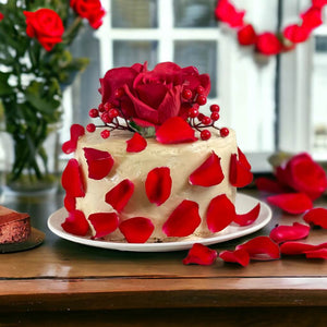 Nurturing and elegant Rose Velvet Cake for special occasions | Fabulous Flowers and Gifts