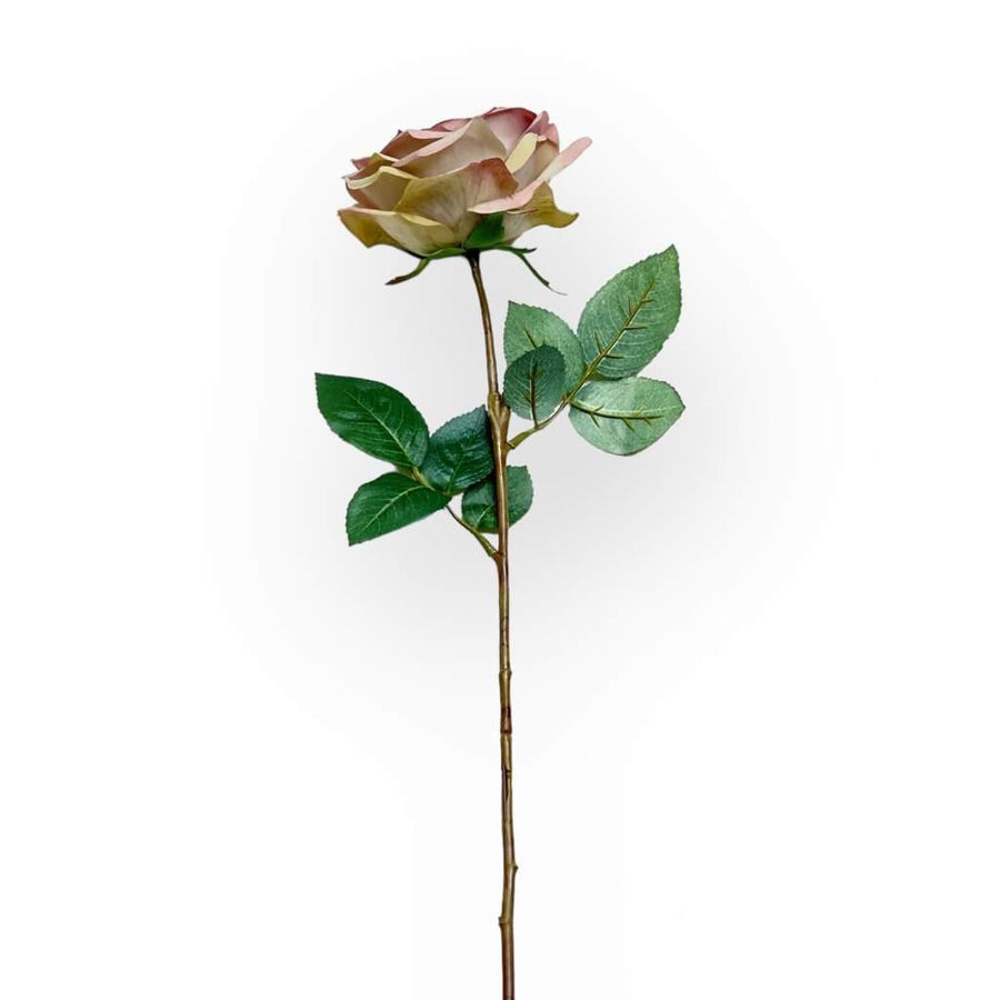 Rose Full Bloom Dusty Mauve Artificial Flowers - alternate view