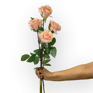 Rose Olivia Soft Pink Artificial Flower Arrangement - Fabulous Flowers and Gifts
