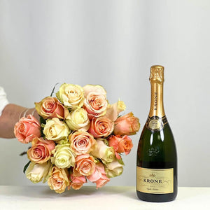 Luxury Rose Bouquet Paired with Krone Night Nectar - Fabulous Flowers