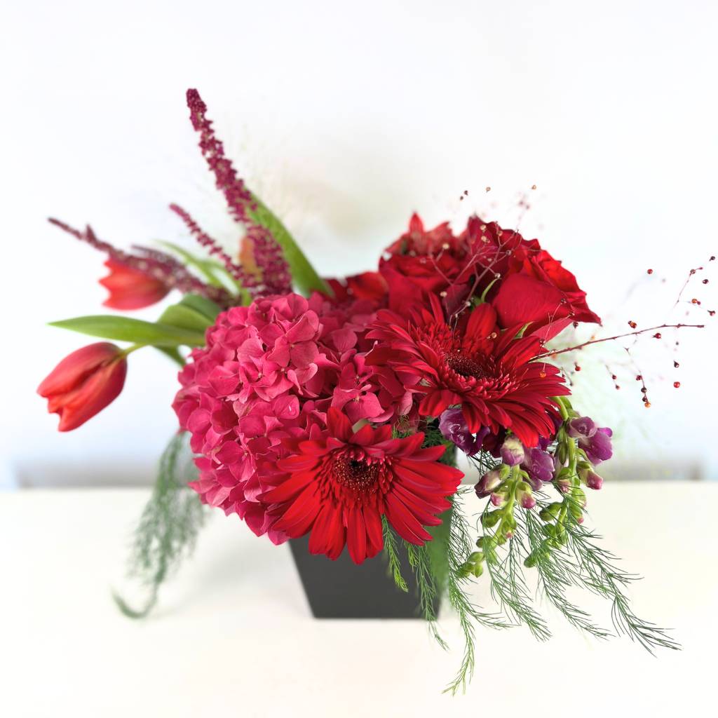 Luxury Scarlet flower arrangement for high-end gifting from Fabulous Flowers and Gift