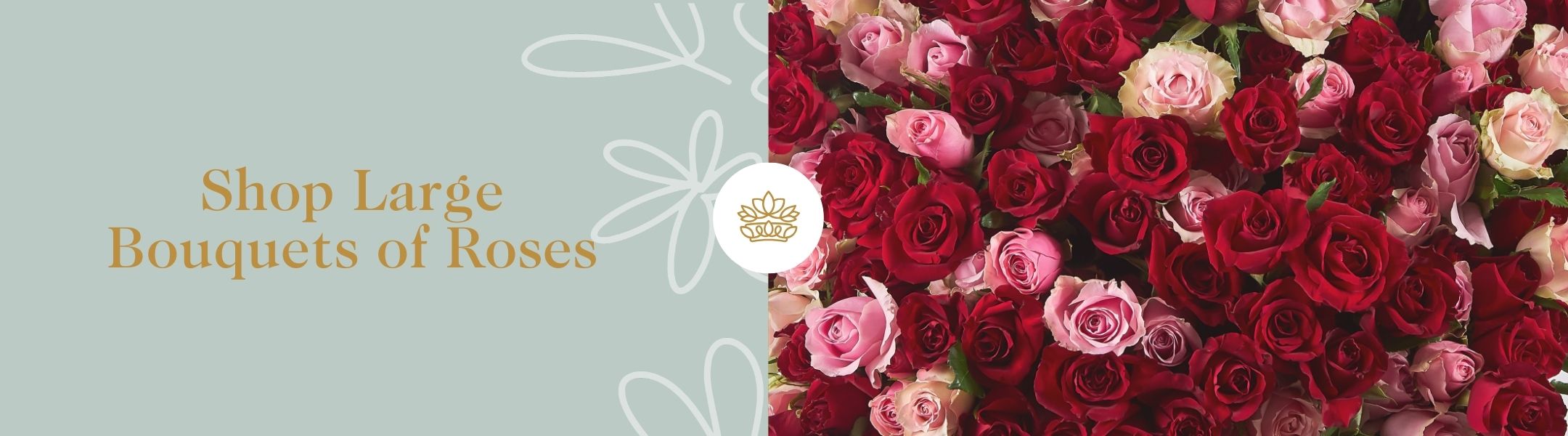 Shop Large Bouquets of Roses with a stunning mix of red, pink, and blush roses in full bloom – Fabulous Flowers and Gifts