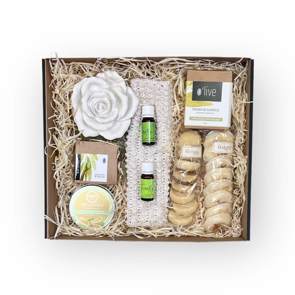 Olive Massage Candle from Fabulous Gifts Spa Day Box