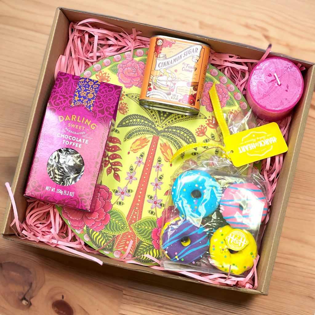 Funky Ouma Cinnamon Sugar in Sweet Tooth Snack Box - Fabulous Flowers and Gifts