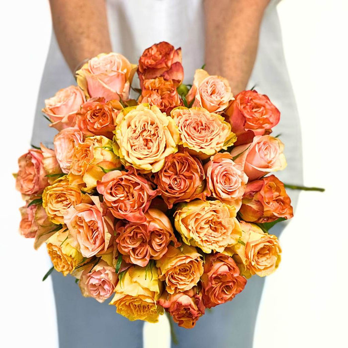 Tuscan Dawn Rose Bouquet