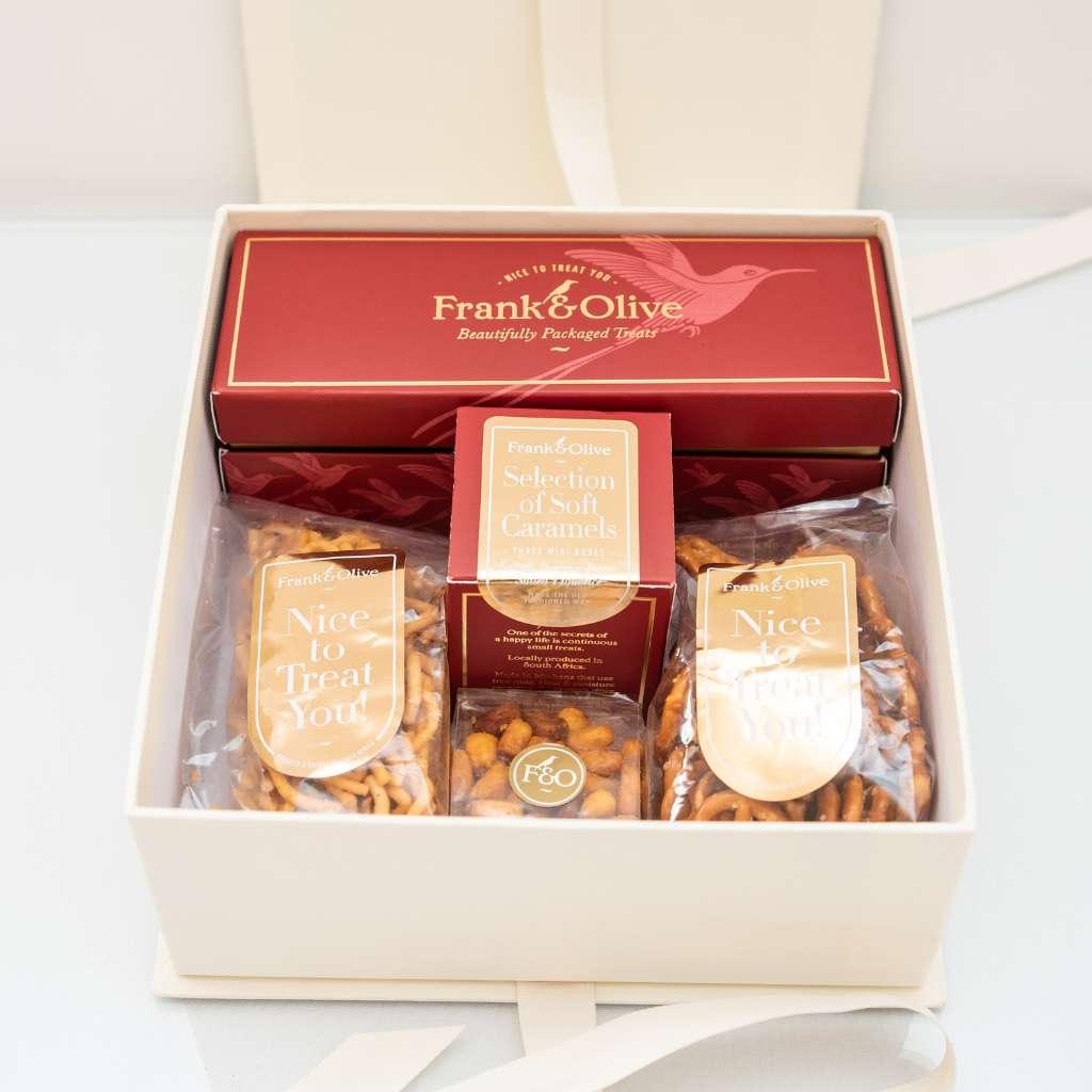 Savoury and Sweet Delicacies in Frank & Olive Box | Fabulous Flowers and Gifts
